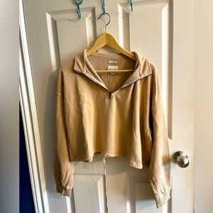 American Eagle drawstring waist Cropped Sweater